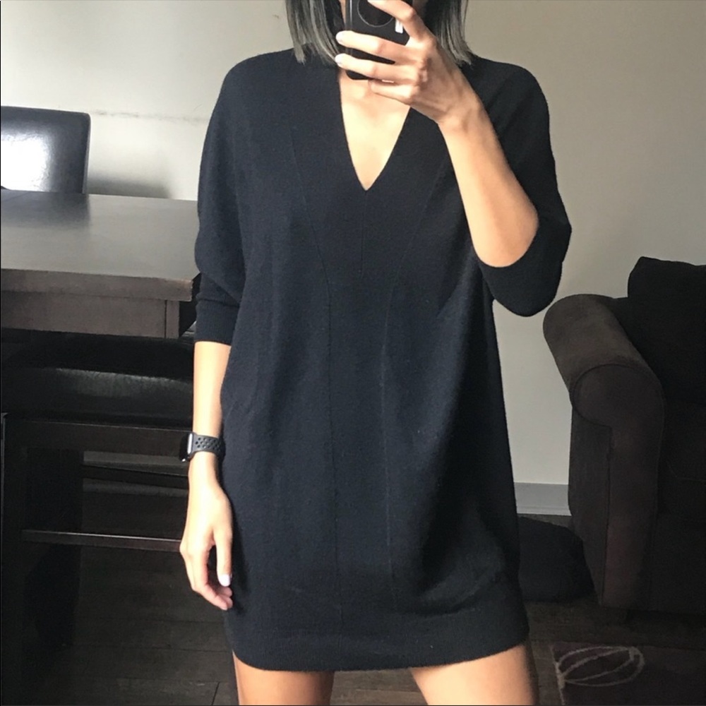 All Saints Blaize Sweater Dress- Gray
